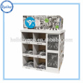 Customized clothing display rack T-shirts cardboard display rack